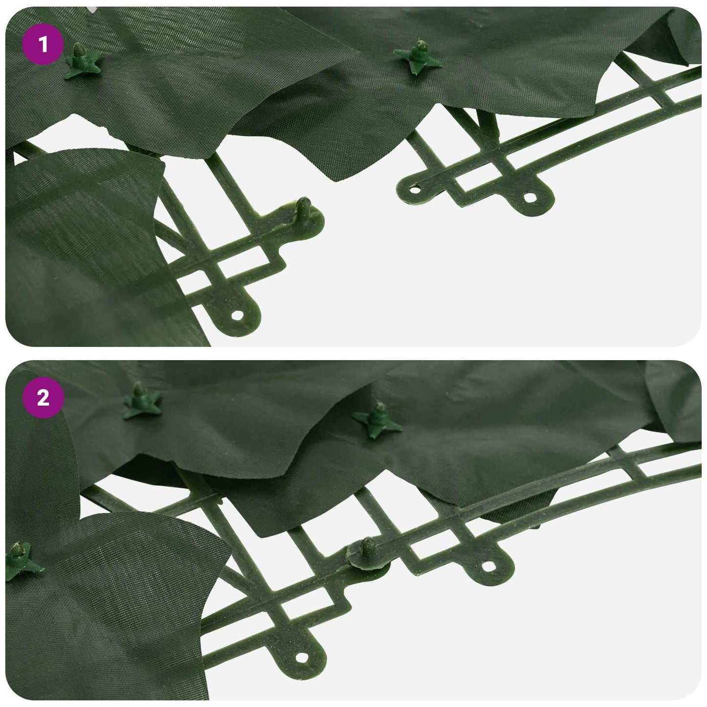 vidaXL Balcony Screen with Leaves Dark Green 500 x 150 cm