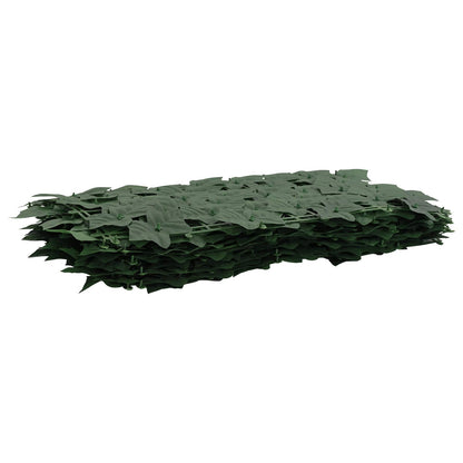 vidaXL Balcony Screen with Leaves Dark Green 500 x 150 cm