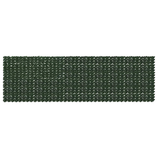 vidaXL Balcony Screen with Leaves Dark Green 500 x 150 cm