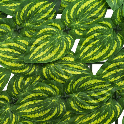 vidaXL Balcony Screen with Leaves Green and Yellow 200 x 75 cm