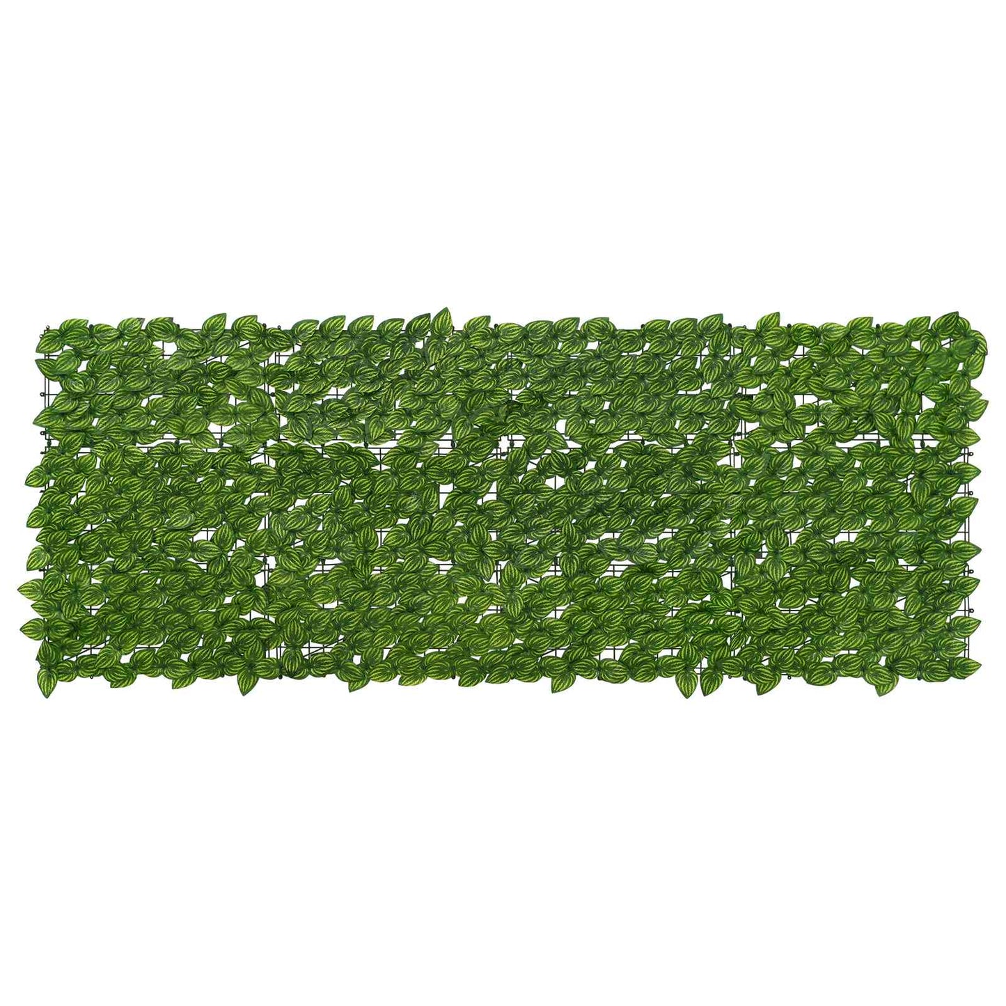 vidaXL Balcony Screen with Leaves Green and Yellow 200 x 75 cm