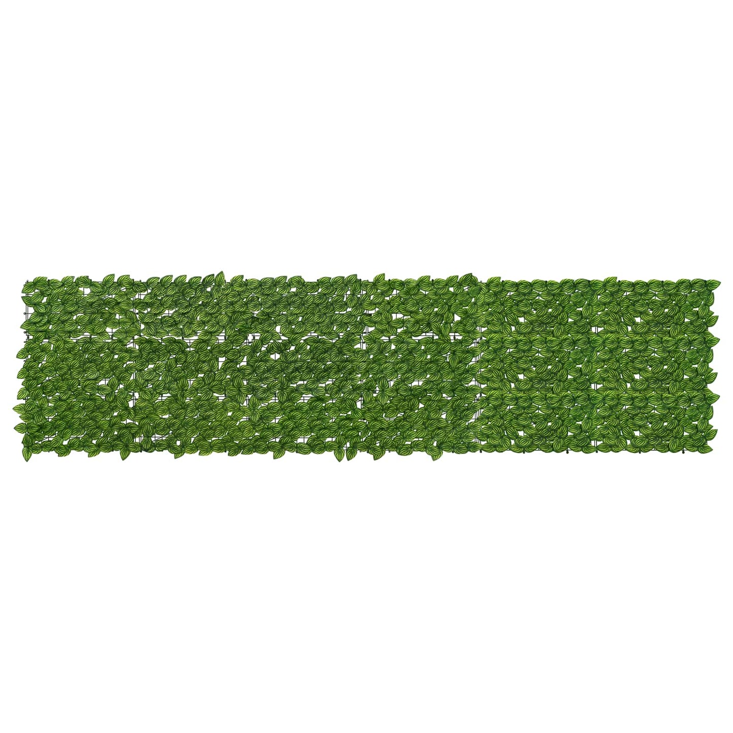 vidaXL Balcony Screen with Leaves Green and Yellow 300 x 75 cm