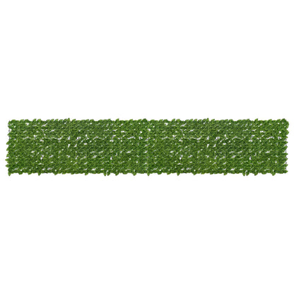 vidaXL Balcony Screen with Leaves Green and Yellow 400 x 75 cm