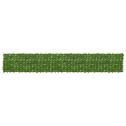 vidaXL Balcony Screen with Leaves Green and Yellow 500 x 75 cm
