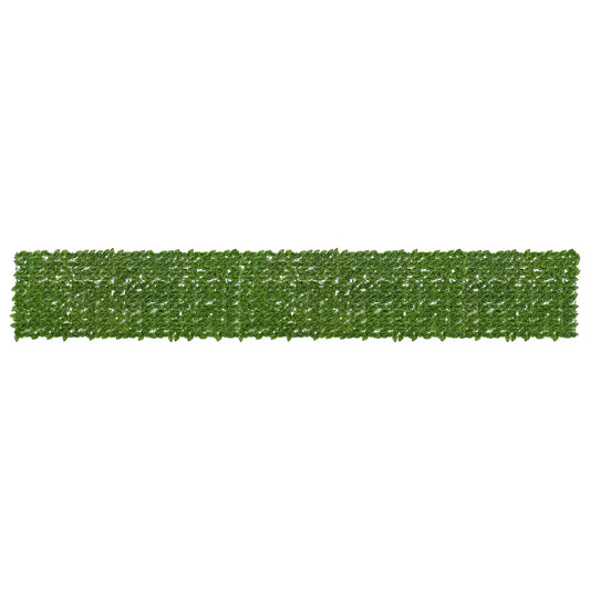 vidaXL Balcony Screen with Leaves Green and Yellow 500 x 75 cm