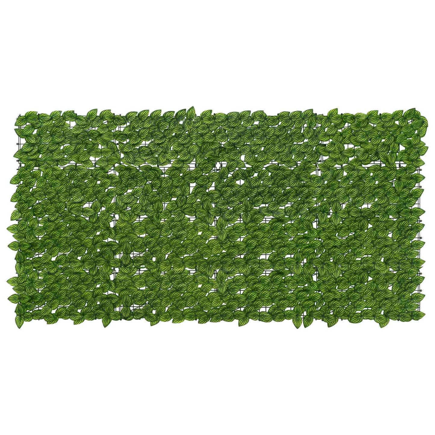 vidaXL Balcony Screen with Leaves Green and Yellow 200 x 100 cm