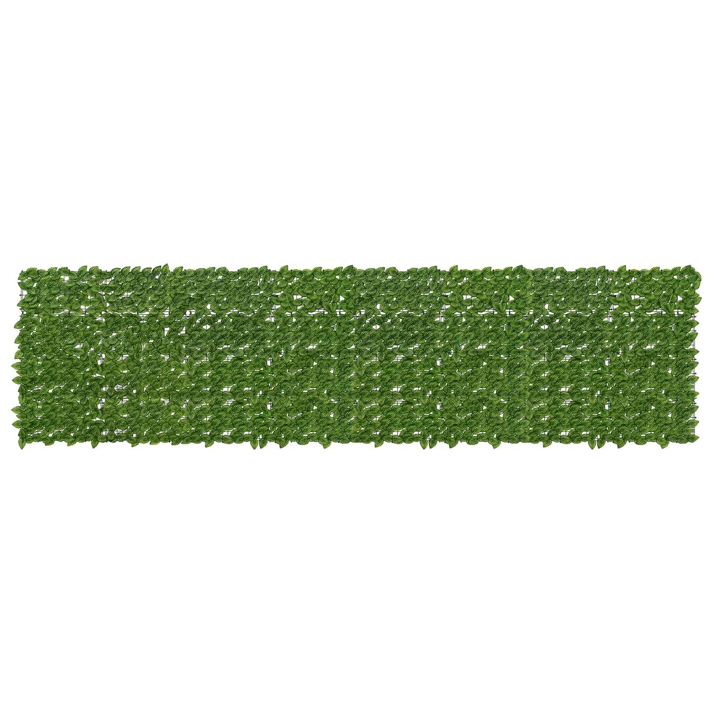 vidaXL Balcony Screen with Leaves Green and Yellow 400 x 100 cm