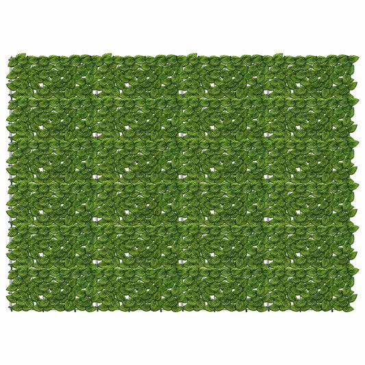 vidaXL Balcony Screen with Leaves Green and Yellow 200 x 150 cm