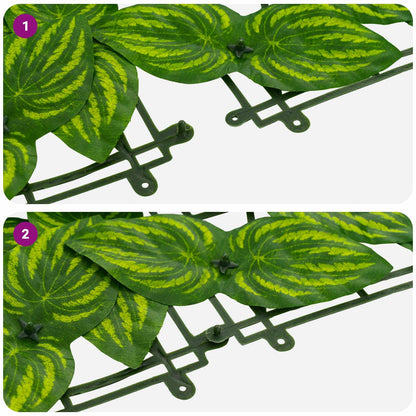 vidaXL Balcony Screen with Leaves Green and Yellow 300 x 150 cm