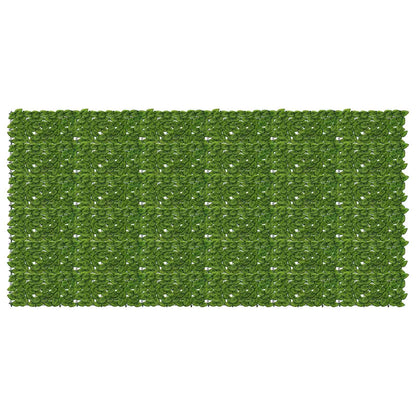 vidaXL Balcony Screen with Leaves Green and Yellow 300 x 150 cm