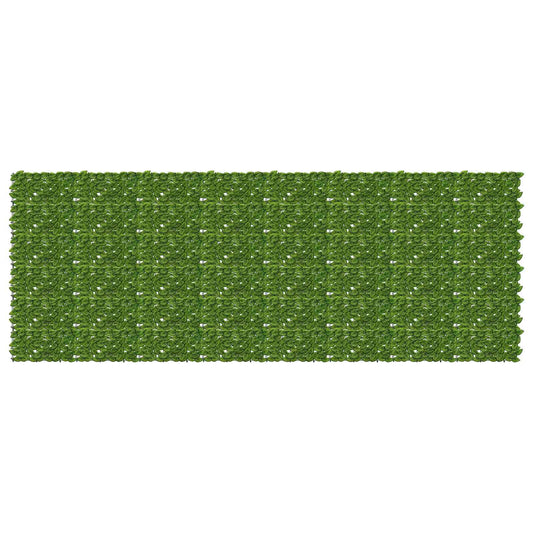 vidaXL Balcony Screen with Leaves Green and Yellow 400 x 150 cm