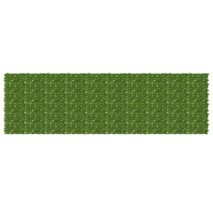 vidaXL Balcony Screen with Leaves Green and Yellow 500 x 150 cm