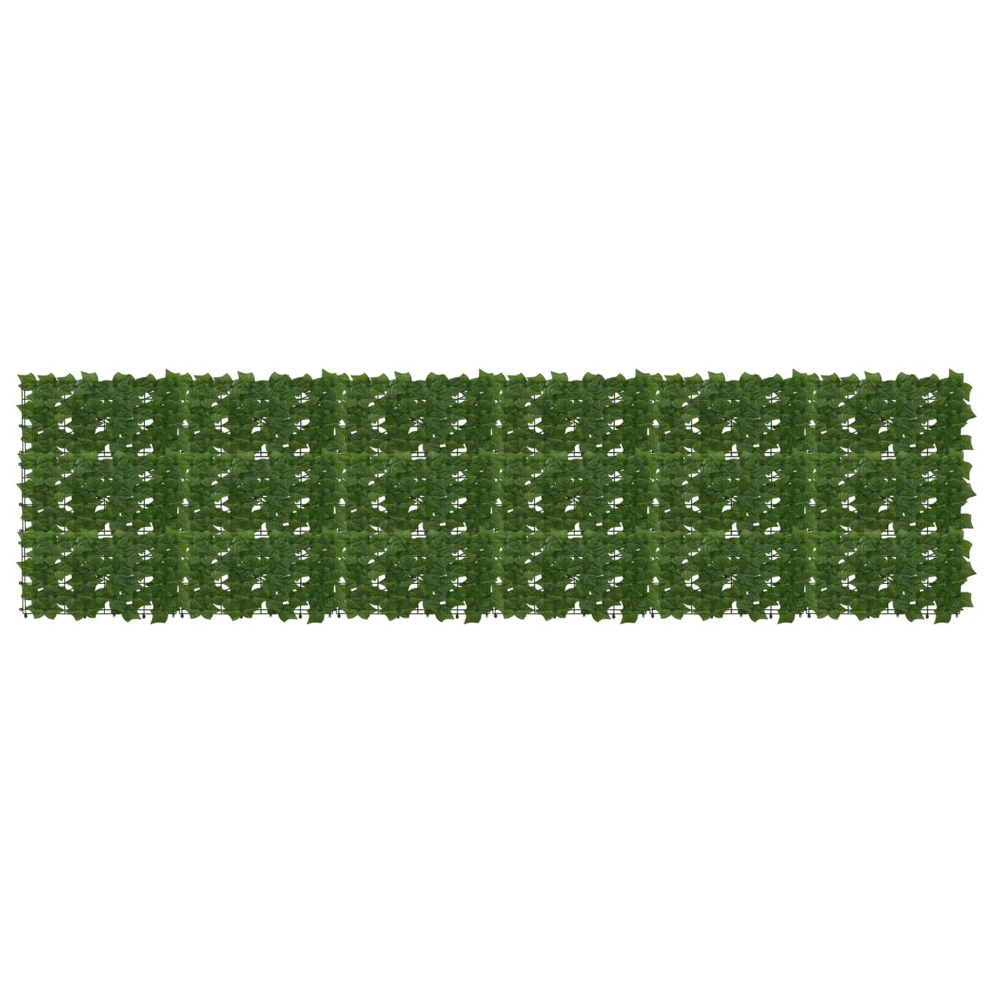 vidaXL Balcony Screen with Leaves Green 300 x 75 cm