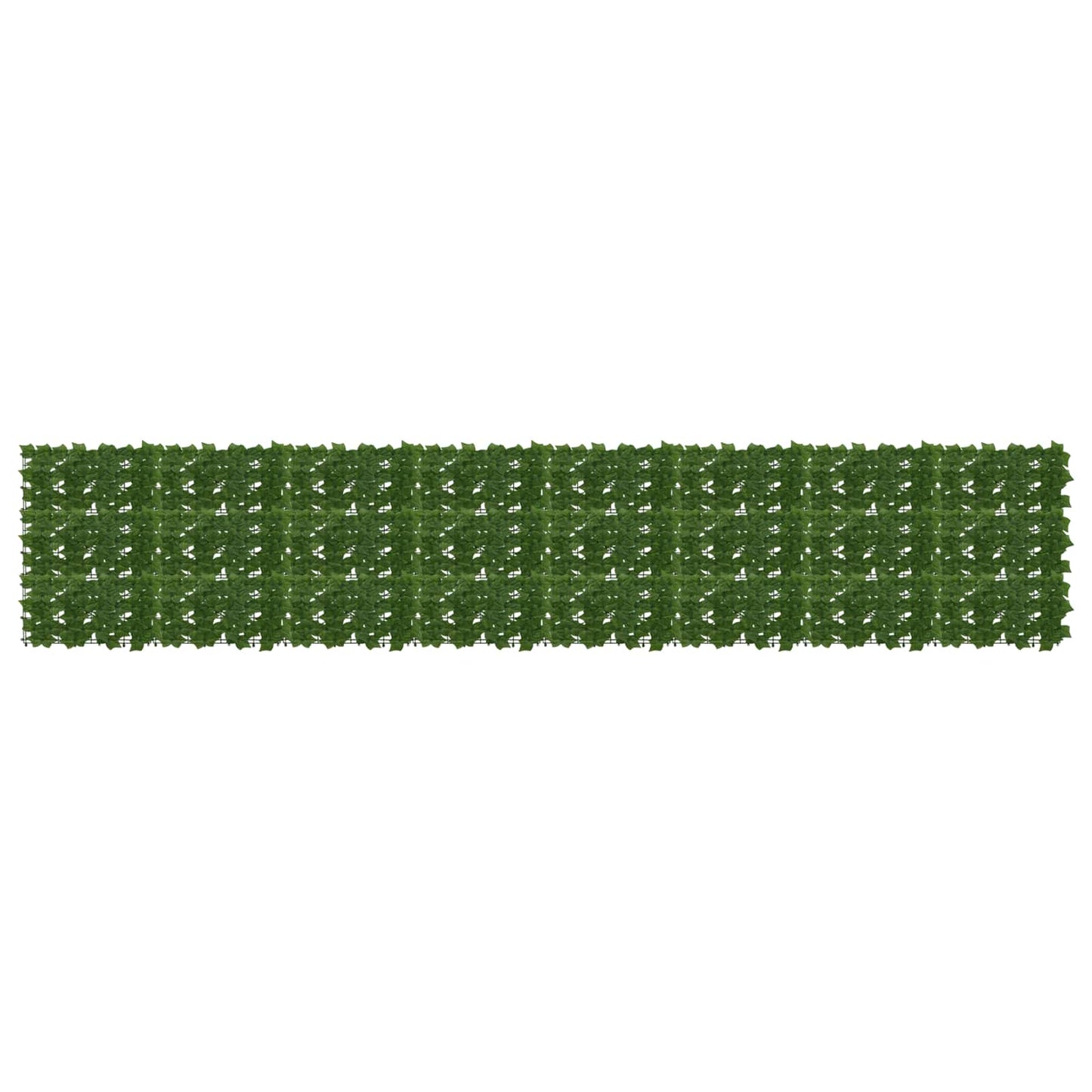 vidaXL Balcony Screen with Leaves Green 400 x 75 cm