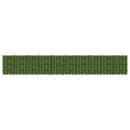 vidaXL Balcony Screen with Leaves Green 500 x 75 cm