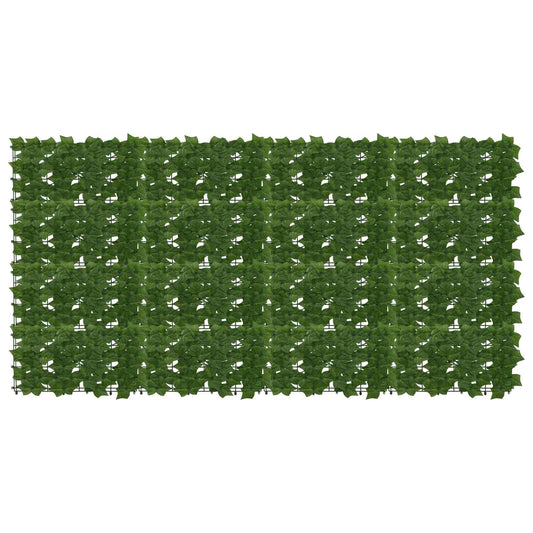vidaXL Balcony Screen with Leaves Green 200 x 100 cm