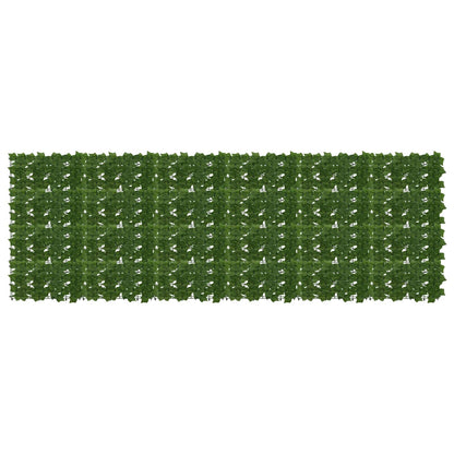 vidaXL Balcony Screen with Leaves Green 300 x 100 cm