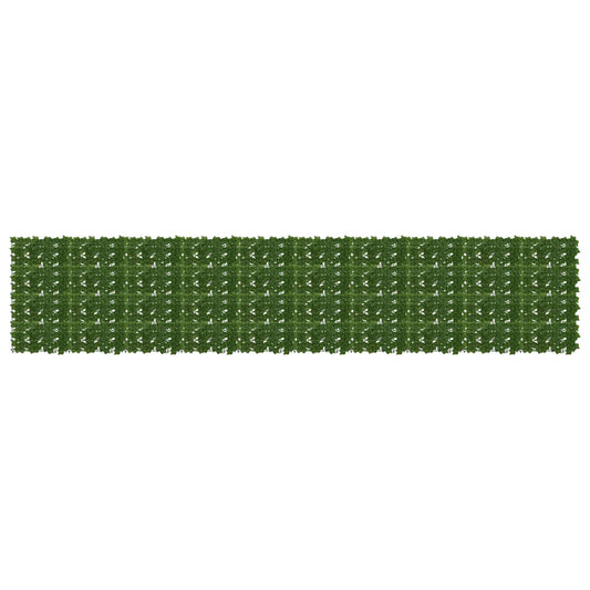 vidaXL Balcony Screen with Leaves Green 500 x 100 cm