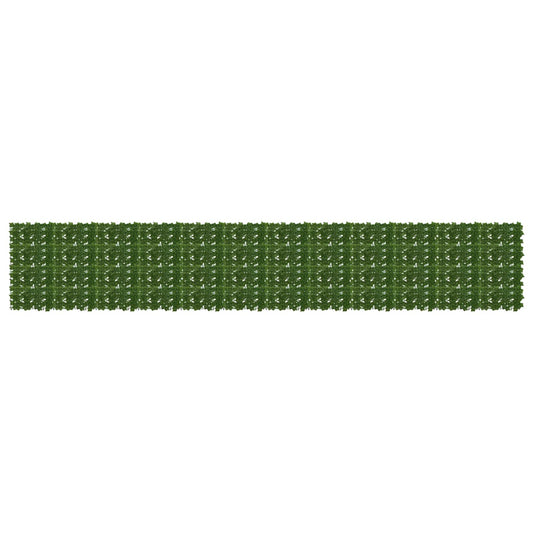 vidaXL Balcony Screen with Leaves Green 600 x 100 cm
