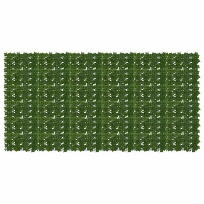 vidaXL Balcony Screen with Leaves 300 x 150 cm Polyethylene and Fabric