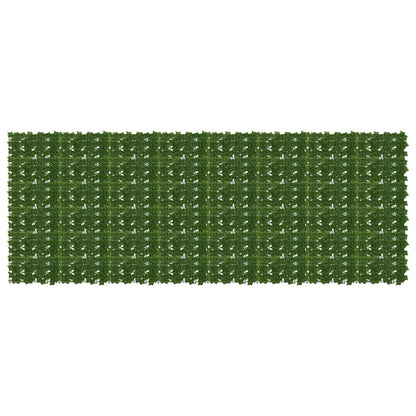 vidaXL Balcony Screen with Leaves Green 400 x 150 cm