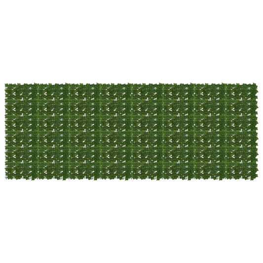 vidaXL Balcony Screen with Leaves Green 400 x 150 cm