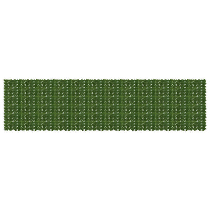 vidaXL Balcony Screen with Leaves Green 600 x 150 cm