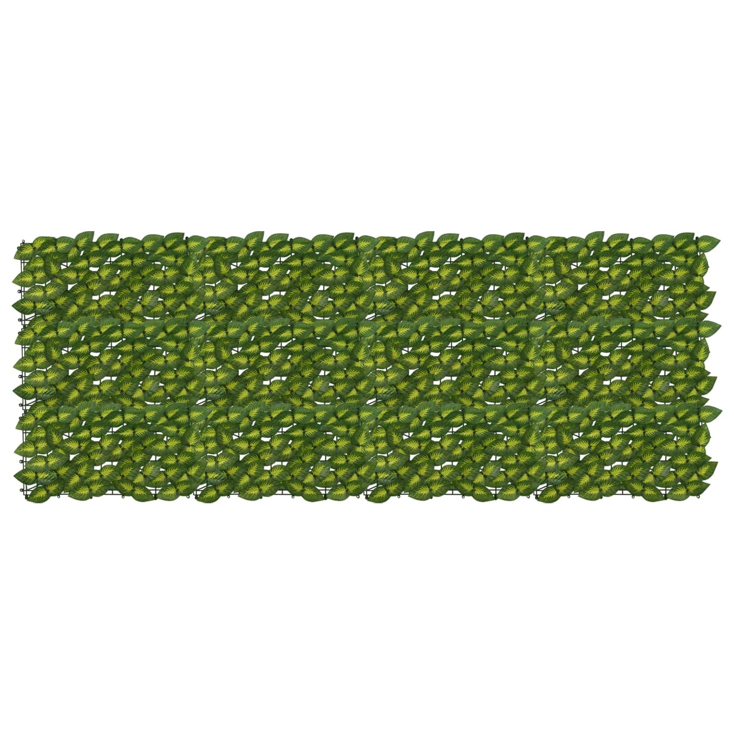vidaXL Balcony Screen with Leaves Green and Yellow 200 x 75 cm