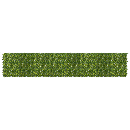 vidaXL Balcony Screen with Leaves Green and Yellow 400 x 75 cm