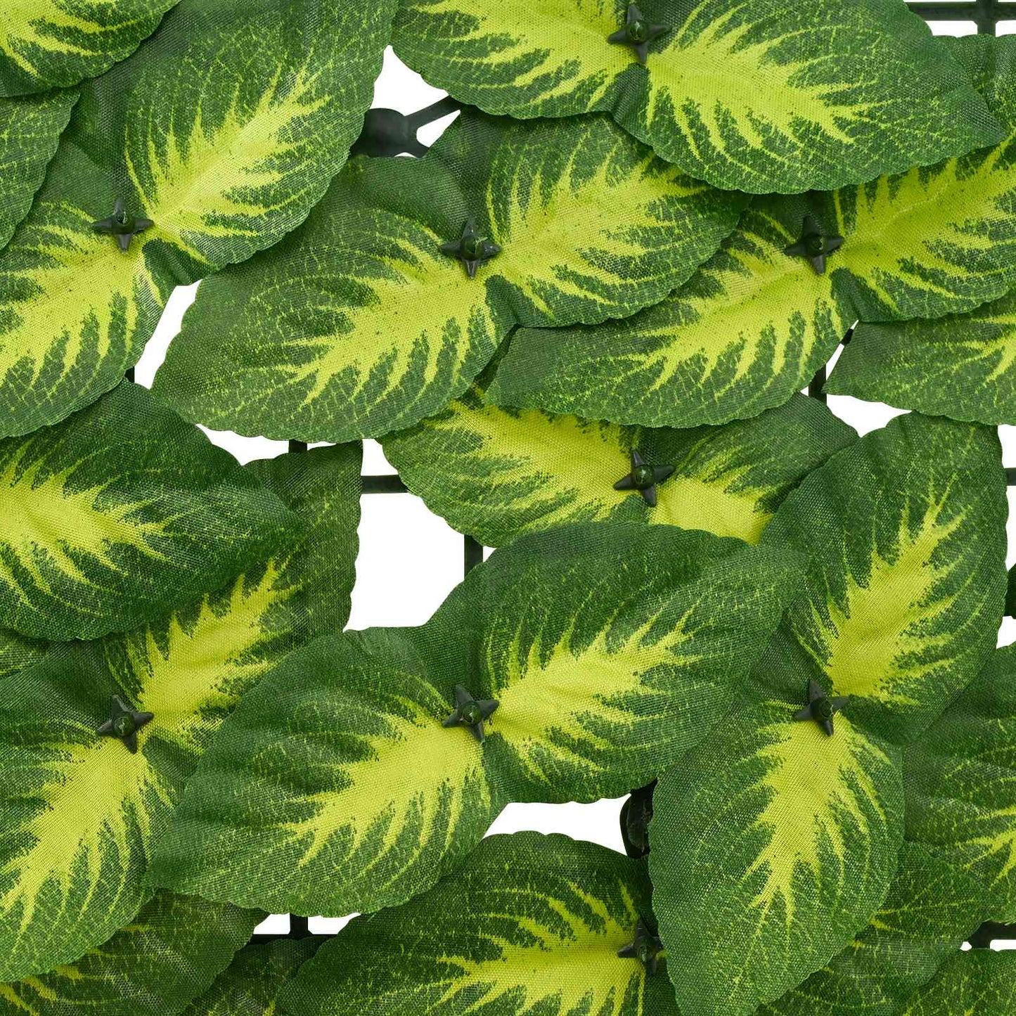 vidaXL Balcony Screen with Leaves Green and Yellow 600 x 75 cm