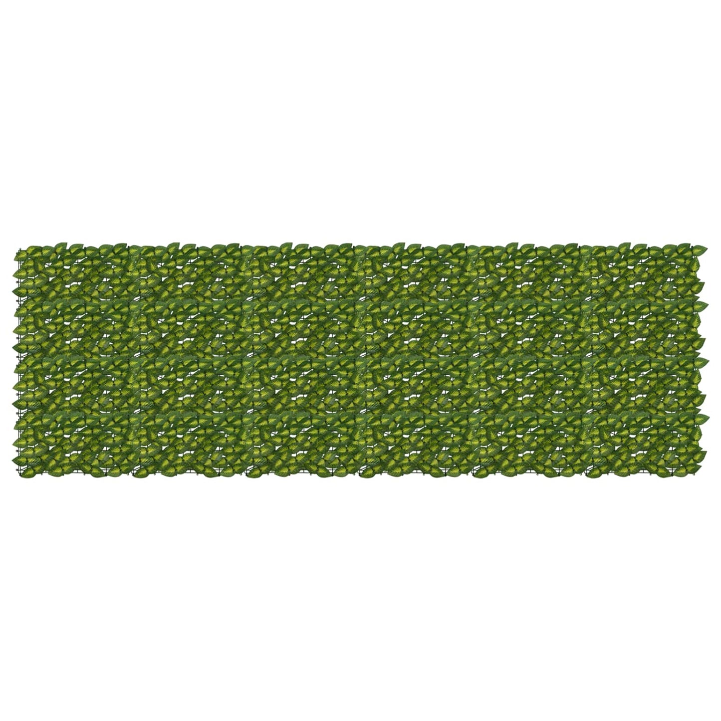 vidaXL Balcony Screen with Leaves Green and Yellow 300 x 100 cm