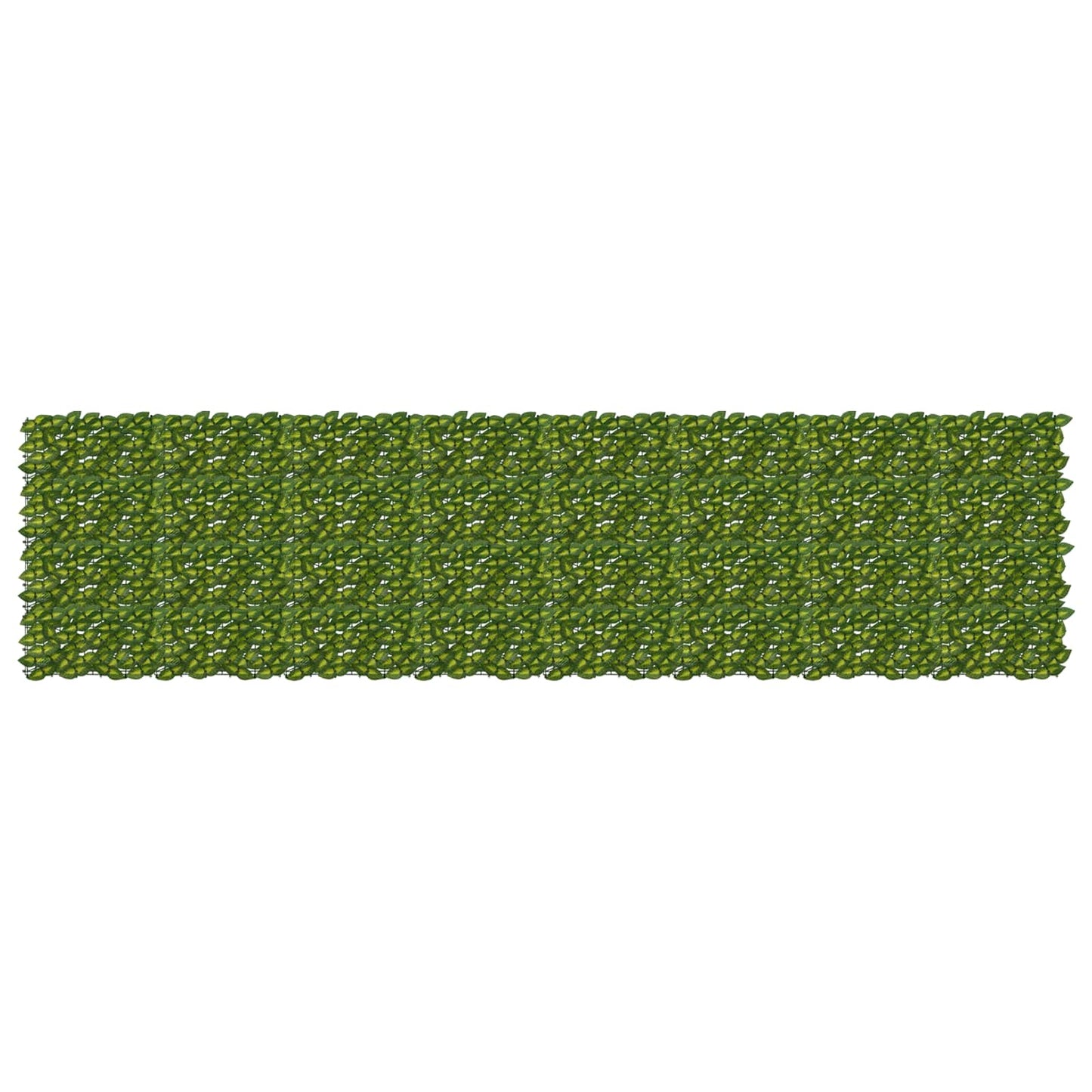 vidaXL Balcony Screen with Leaves Green and Yellow 400 x 100 cm