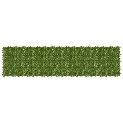 vidaXL Balcony Screen with Leaves Green and Yellow 400 x 100 cm
