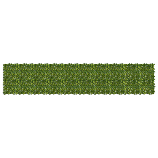vidaXL Balcony Screen with Leaves Green and Yellow 500 x 100 cm