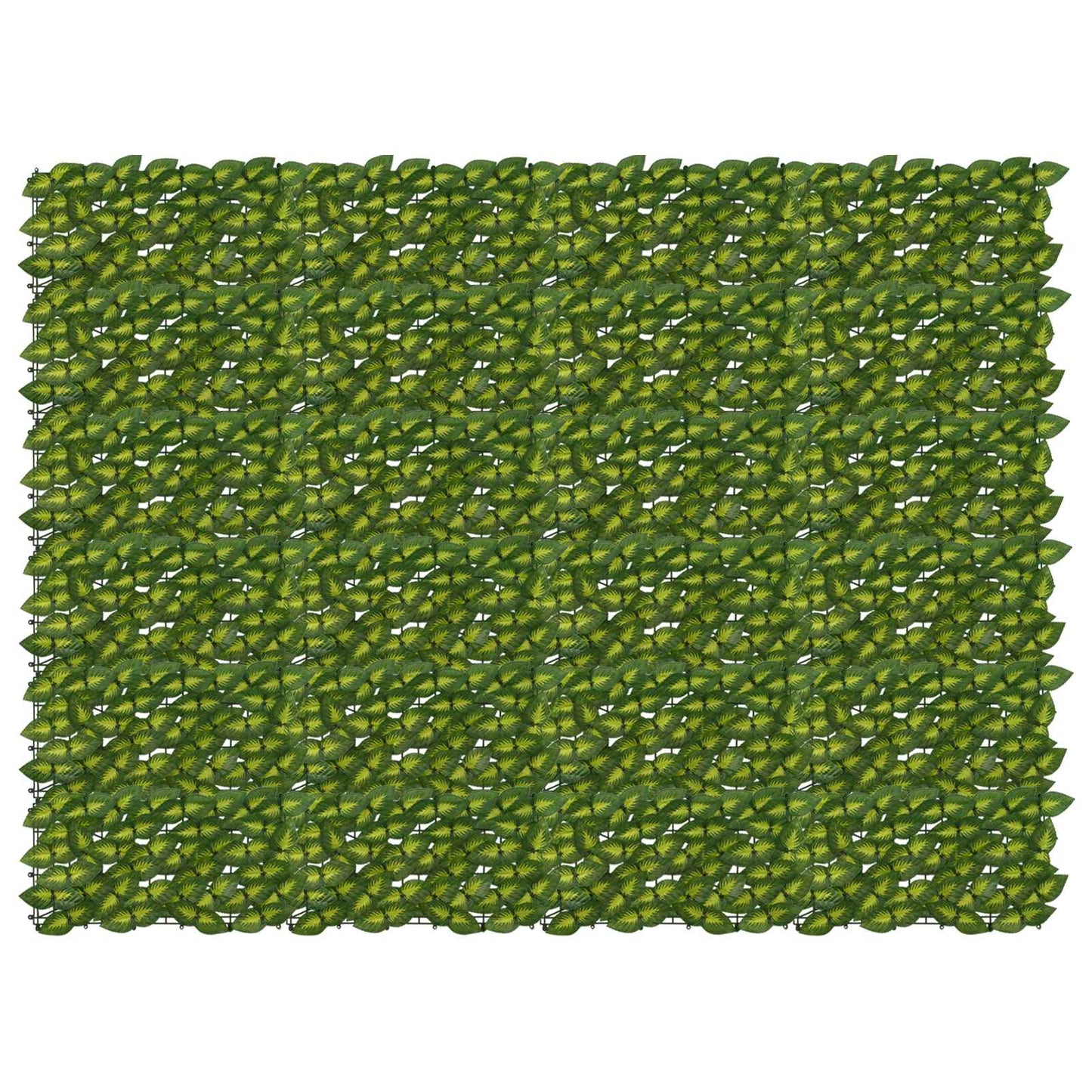 vidaXL Balcony Screen with Leaves Green and Yellow 200 x 150 cm