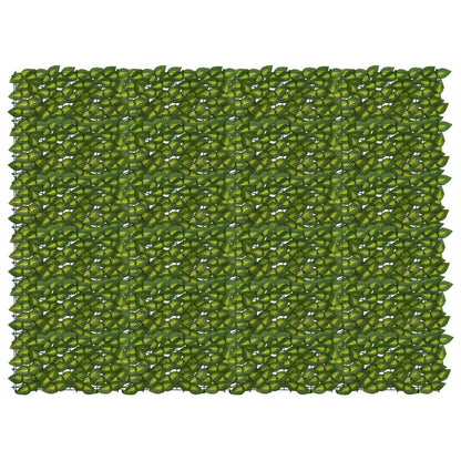 vidaXL Balcony Screen with Leaves Green and Yellow 200 x 150 cm