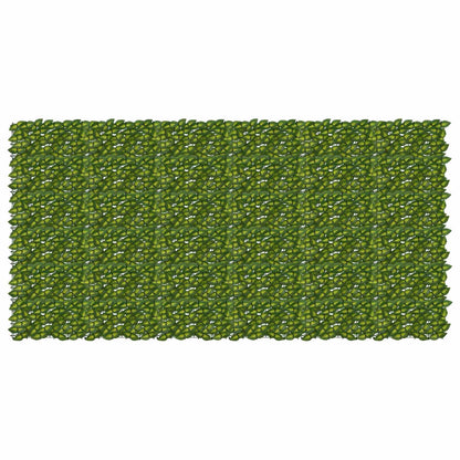 vidaXL Balcony Screen with Leaves Green and Yellow 300 x 150 cm
