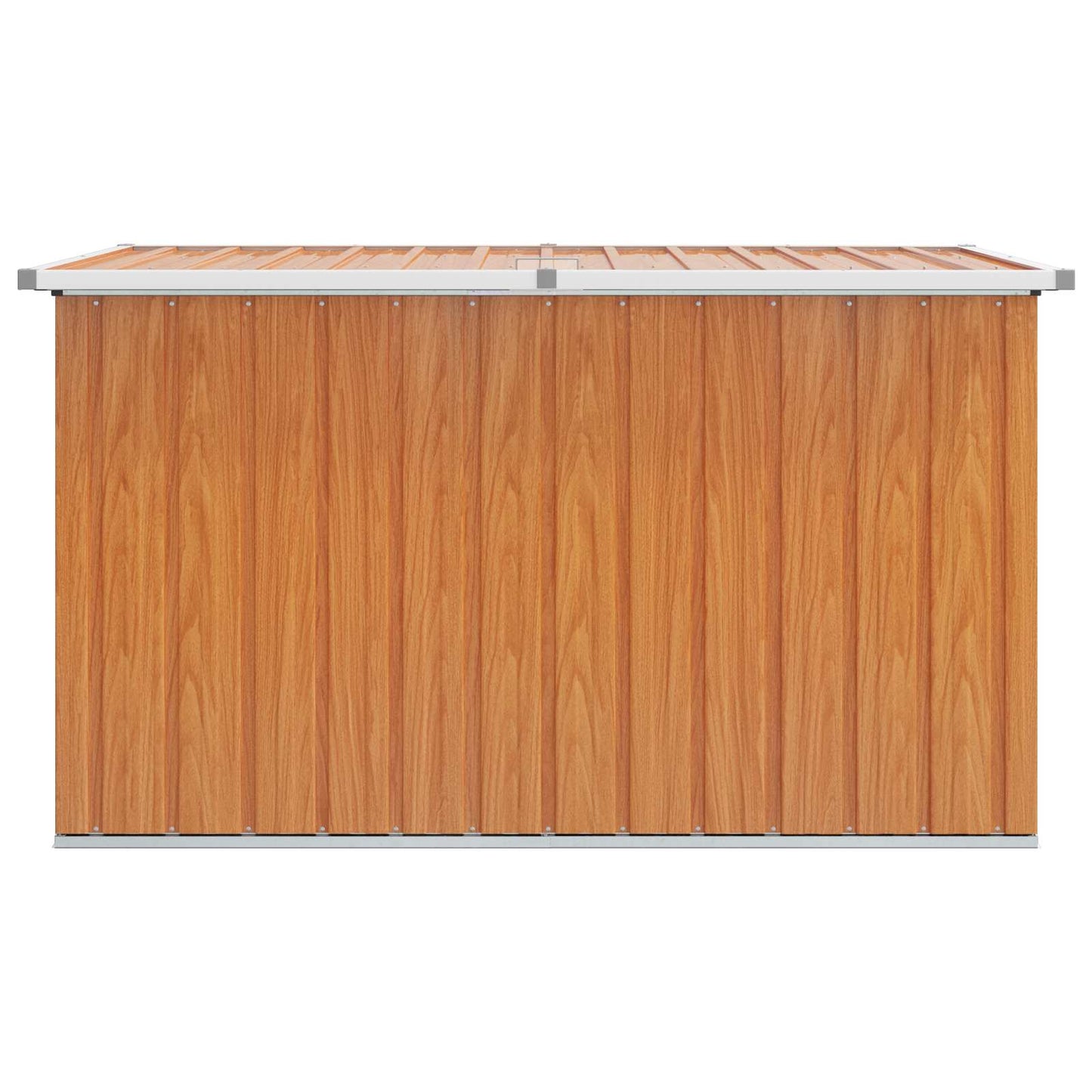 vidaXL Outdoor Storage Box Galvanised Steel 150 x 101 x 91 cm Wood