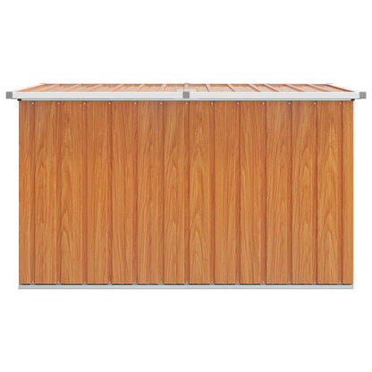 vidaXL Outdoor Storage Box Galvanised Steel 150 x 101 x 91 cm Wood