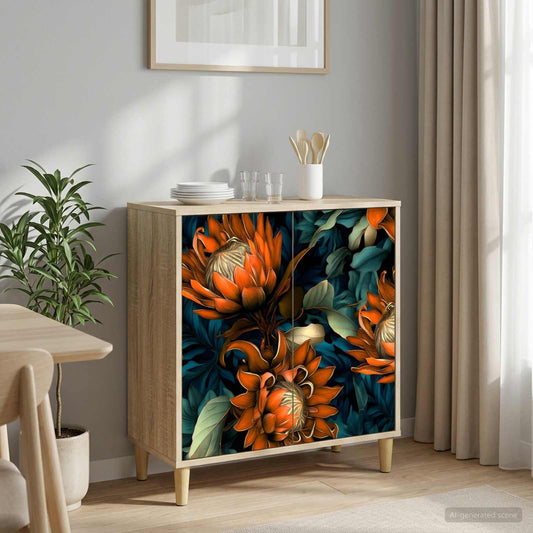 vidaXL Sideboard LOCHEM Sonoma 69 x 33 x 75 cm Engineered Wood