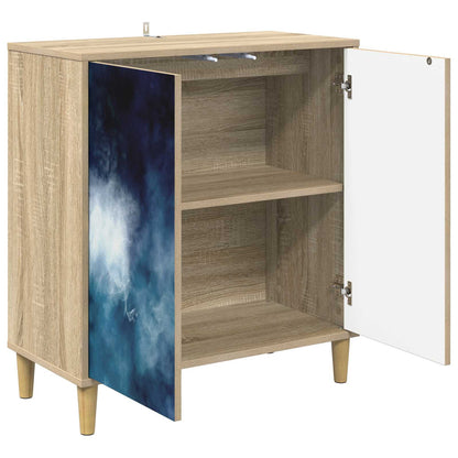 vidaXL Sideboard RAALTE Sonoma 69 x 33 x 75 cm Engineered Wood