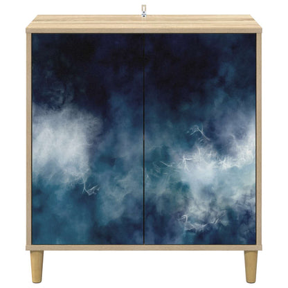 vidaXL Sideboard RAALTE Sonoma 69 x 33 x 75 cm Engineered Wood