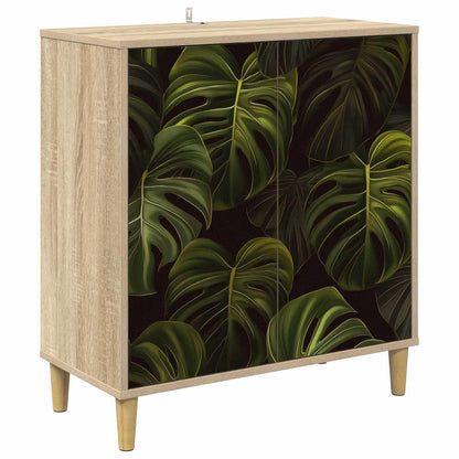 vidaXL Sideboard ELBURG Sonoma 69 x 33 x 75 cm Engineered Wood