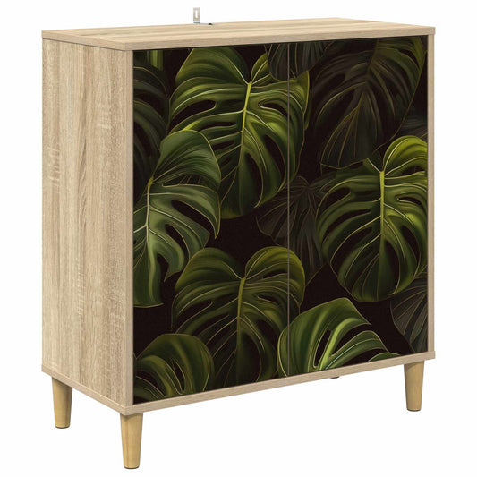 vidaXL Sideboard ELBURG Sonoma 69 x 33 x 75 cm Engineered Wood