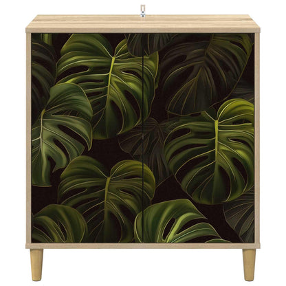 vidaXL Sideboard ELBURG Sonoma 69 x 33 x 75 cm Engineered Wood