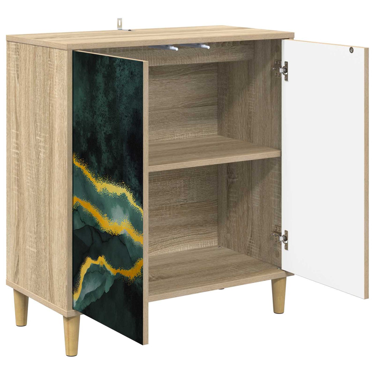 vidaXL Sideboard WIJHE Sonoma 69 x 33 x 75 cm Engineered Wood