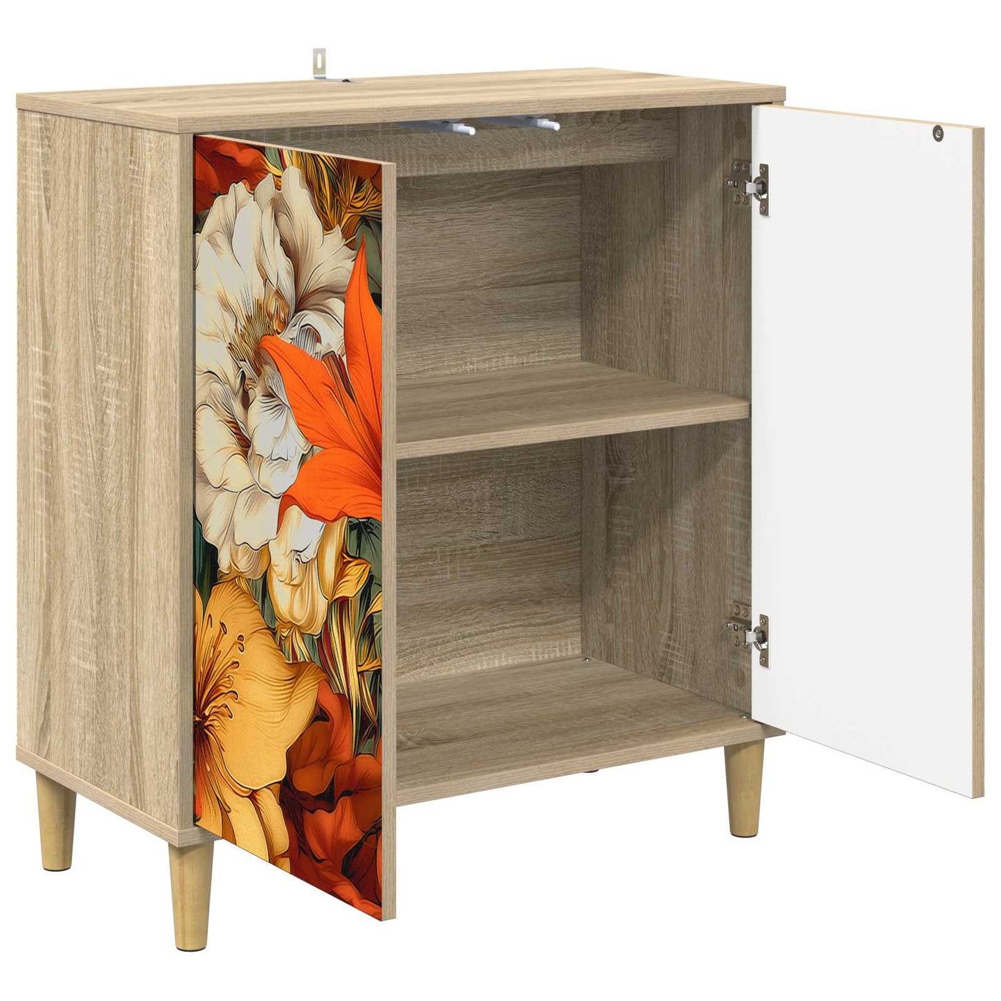 vidaXL Sideboard GENNEP Sonoma 69 x 33 x 75 cm Engineered Wood