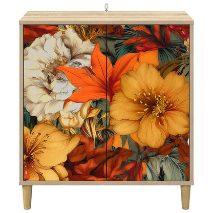 vidaXL Sideboard GENNEP Sonoma 69 x 33 x 75 cm Engineered Wood