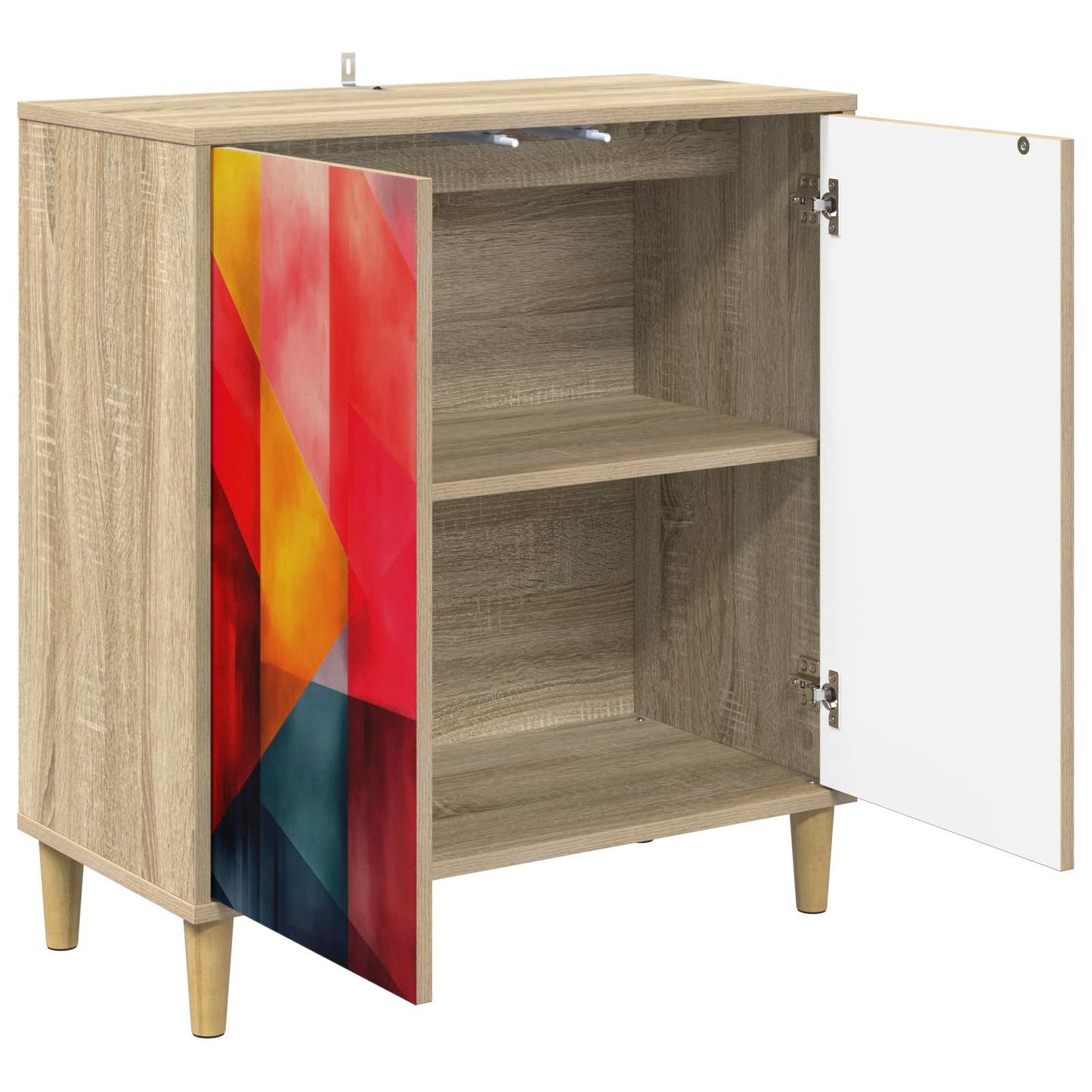 vidaXL Sideboard HEESCH Sonoma 69 x 33 x 75 cm Engineered Wood