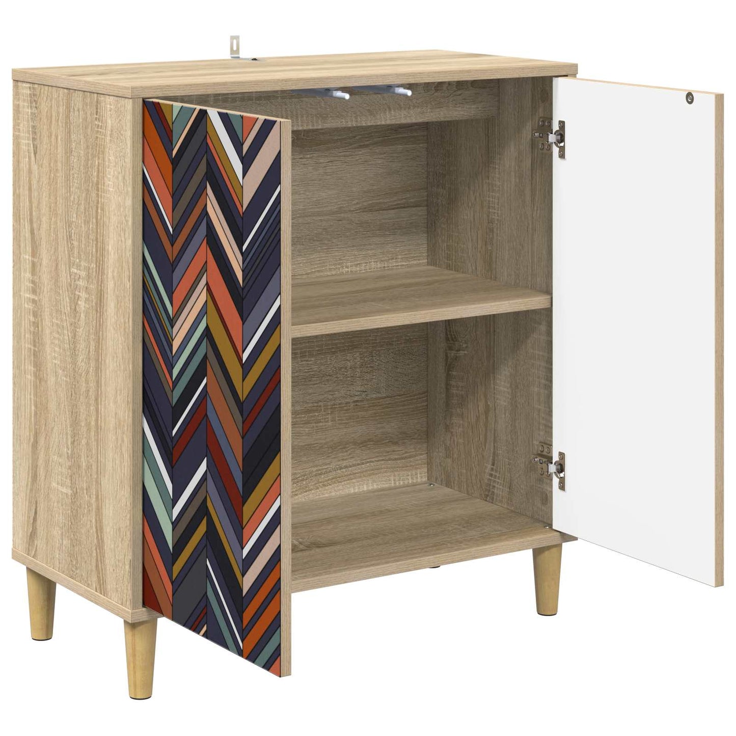 vidaXL Sideboard OMMEN Sonoma 69 x 33 x 75 cm Engineered Wood